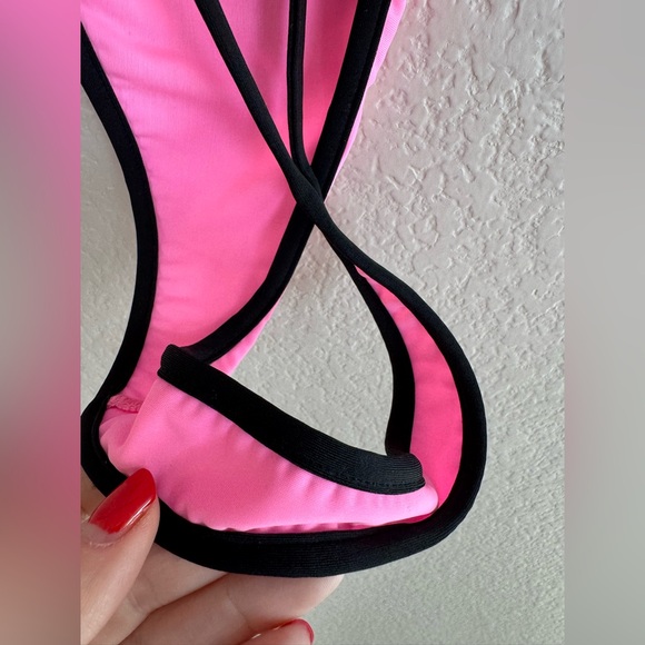 I.AM.GIA Virgo Strappy Bodysuit in Neon Hot Pink size Small $80 - Picture 11 of 12